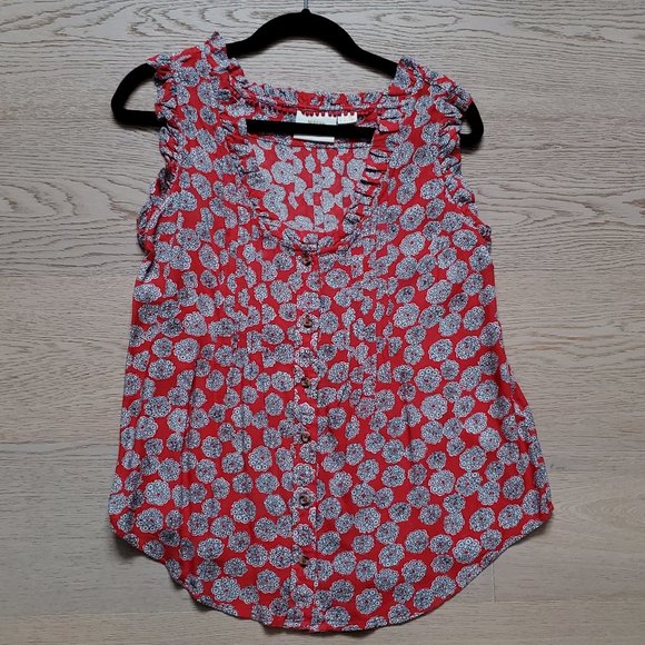 Anthropologie Maeve Top. Size 2 (fits like 4/relaxed fit; great condition!) - Picture 3 of 5